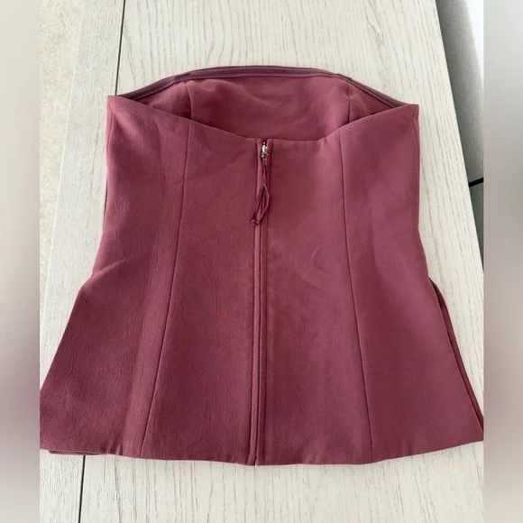 NWT Aritzia Wilfred Posh Tube Top Size 2 - Picture 8 of 10